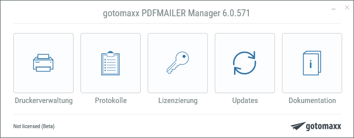 gotomaxx PDFMAILER Manager