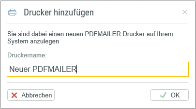 Drucker hinzufügen