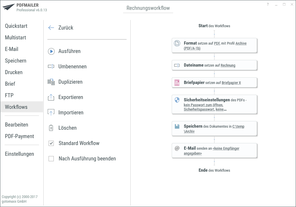 Demo Workflow