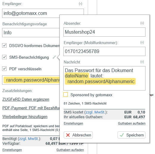 DSGVO konformer Versand