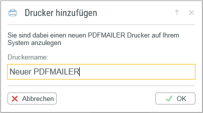 Drucker hinzufügen