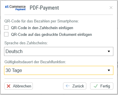 PDFMAILER_PDF-Payment_XT_Step3