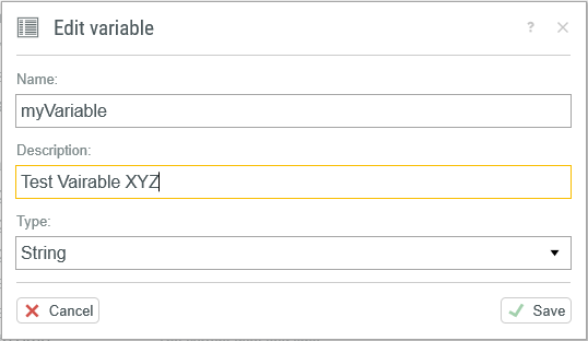 Define a new variable